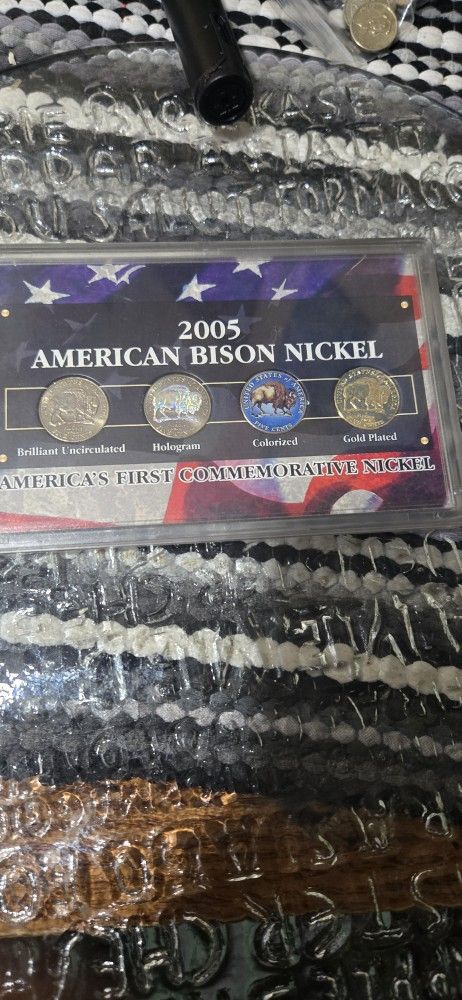 2005 Bison 5 Cent Set