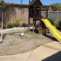 Swingset With Slide