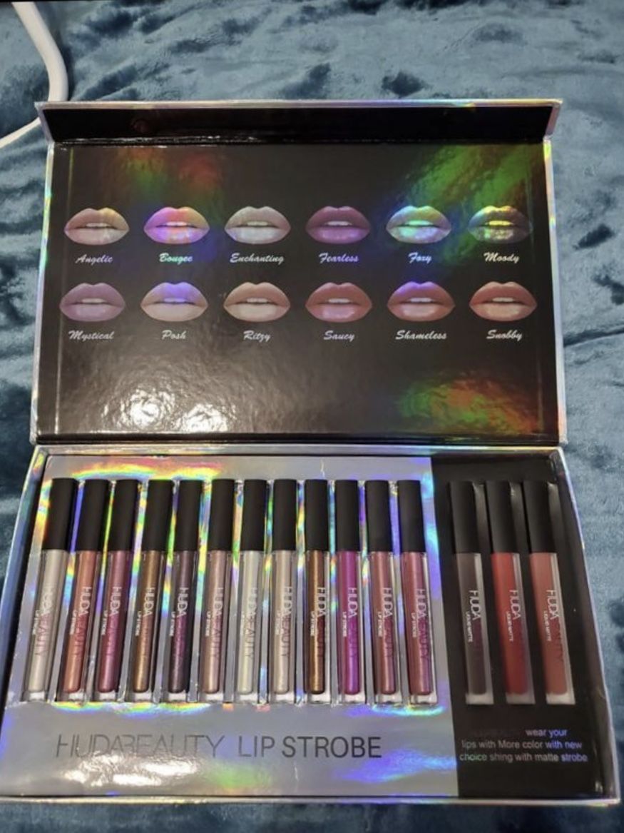 Huda Beauty Lip Strobes PR Set