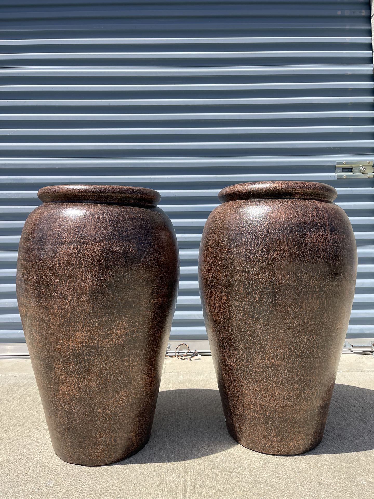 32” Tall Terracotta Vases 🏺 ($120 Each) 