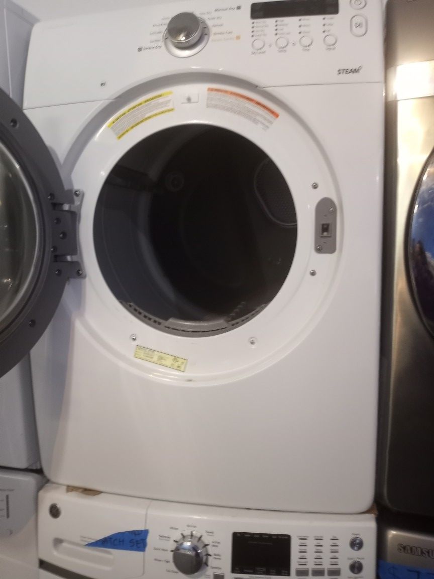 MIX AND MATCH GE FRONT LOAD WASHER AND SAMSUNG DRYER SET WORKING PERFECT W/4 MONTHS WARRANTY