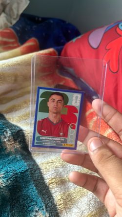 Cristiano Ronaldo sticker blue