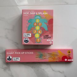 Hop, Skip, Splash & Giant Pick-up Sticks