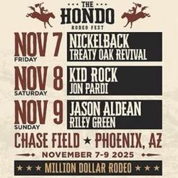 3 Tickets to the Hondo Rodeo Fest!