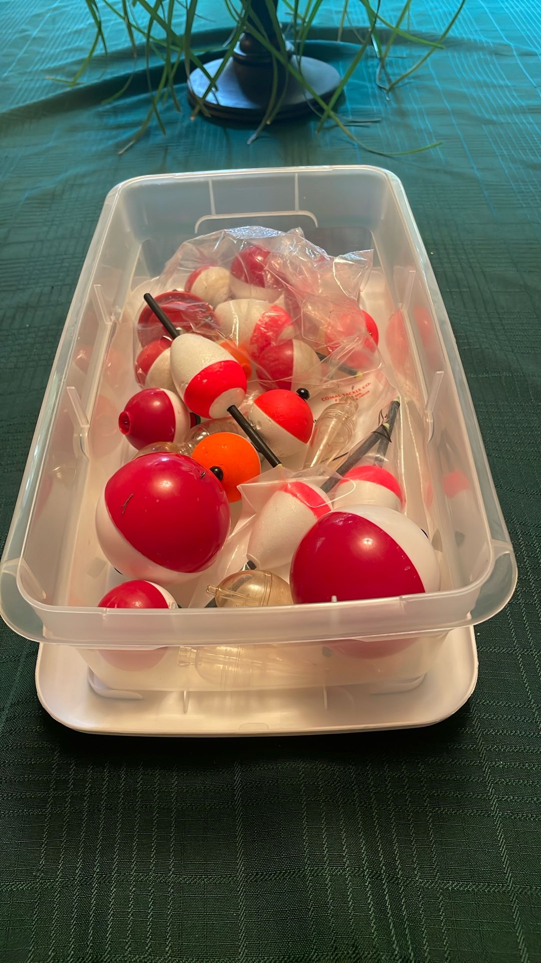 Fishing Bobbers And Vintage Lures