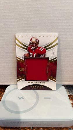 49ers Terrell Owens 22/49 patch