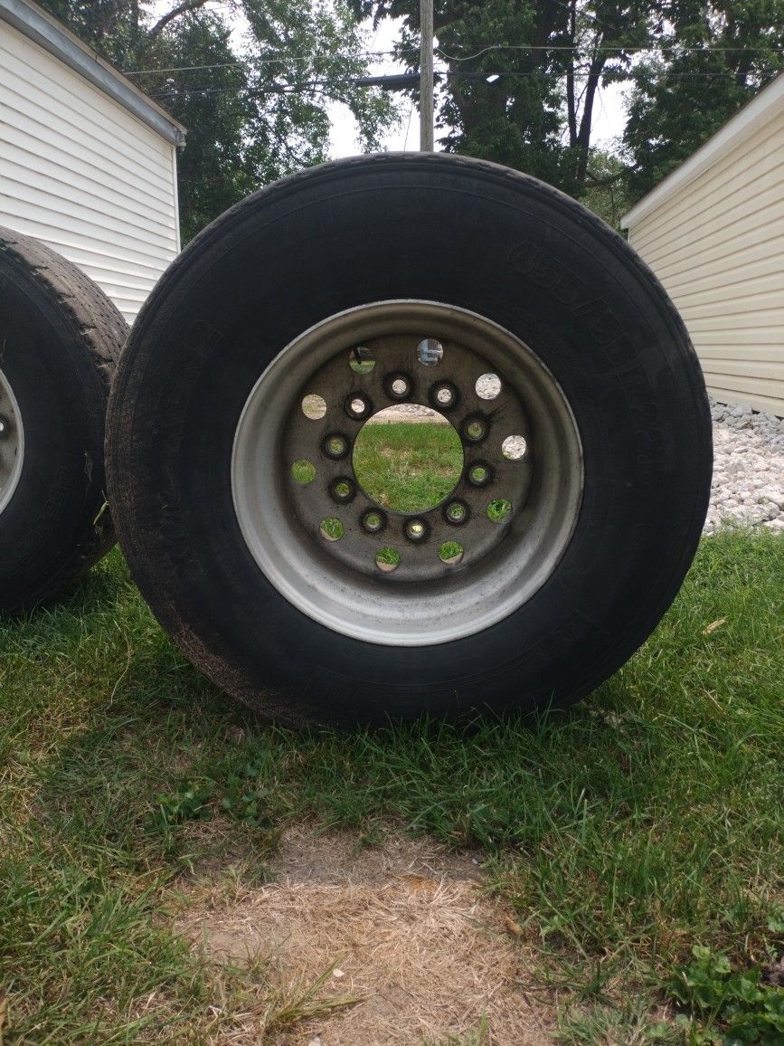 Aluminum Super Singles Rims 455/55R 22.5