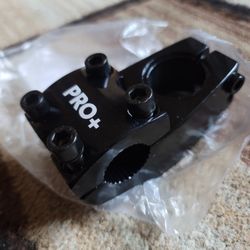 NEW Bicycle Bmx Threadless Stem Black