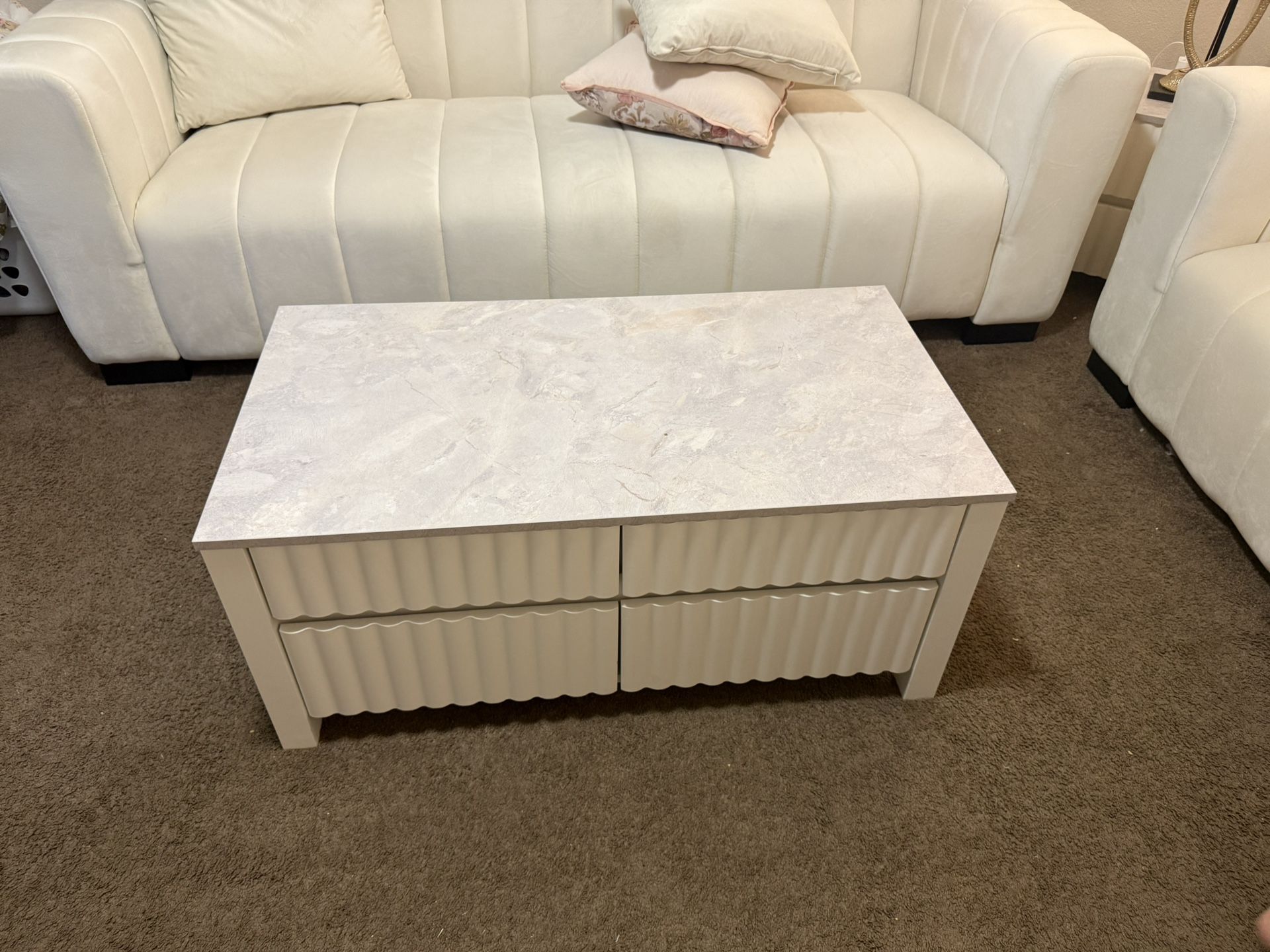 4 Pieces Living Room Table Set