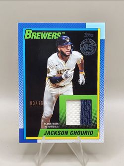 2025 Topps Jackson Chourio Patch /10