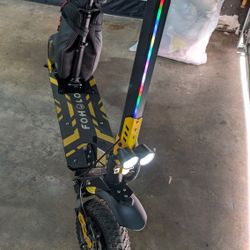  Scooter Adults 5600W Dual Motors Top Speed 47MPH, 60V 21Ah Range 55 Miles, 12" All-Terrain Tires Foldable FastScooter with Seat