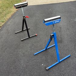 Kobalt & Craftman  rolling table saw stand Steel Adjustable Rolling Table Saw Stand Kobalt SGY-WS5 Miter-Saw-Stands - 