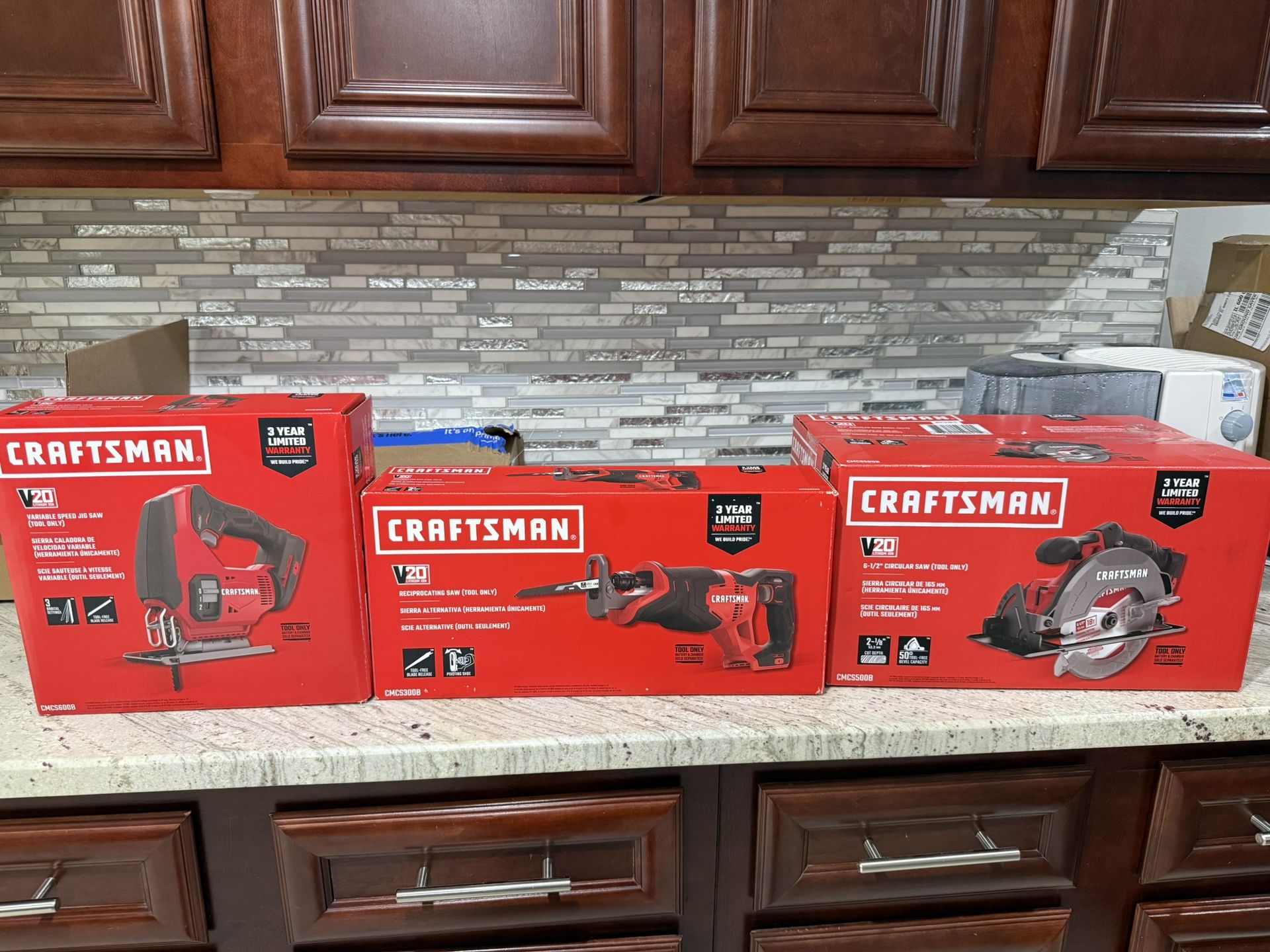 Three power tools