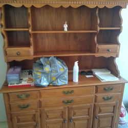 Gorgeous Hutch And Table Only 400 Vintage