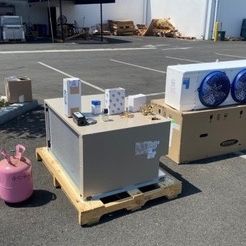 NSF walk in cooler condensing Refrigeration System 2HP made USA