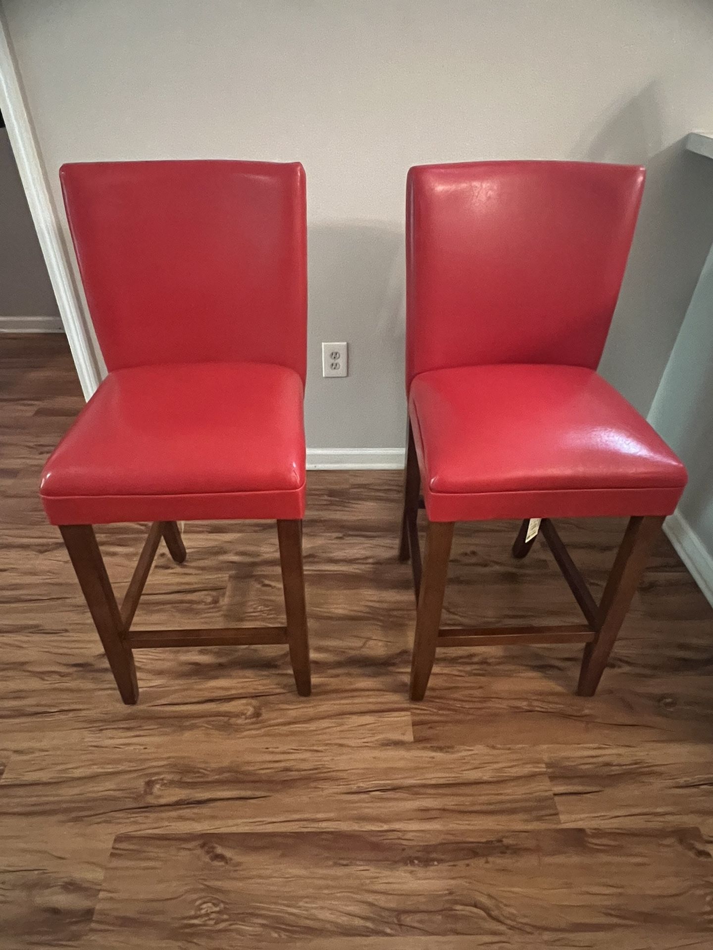 Red Leather Chairs