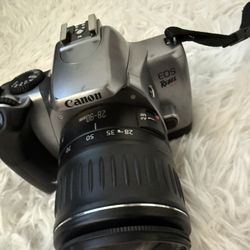 Canon EOS Rebel K2 SLR 35mm Film Camera with EF Canon Auto Focusing AF Lens. Automatic and custom shutter settings, EF mount system, color & B&W film 