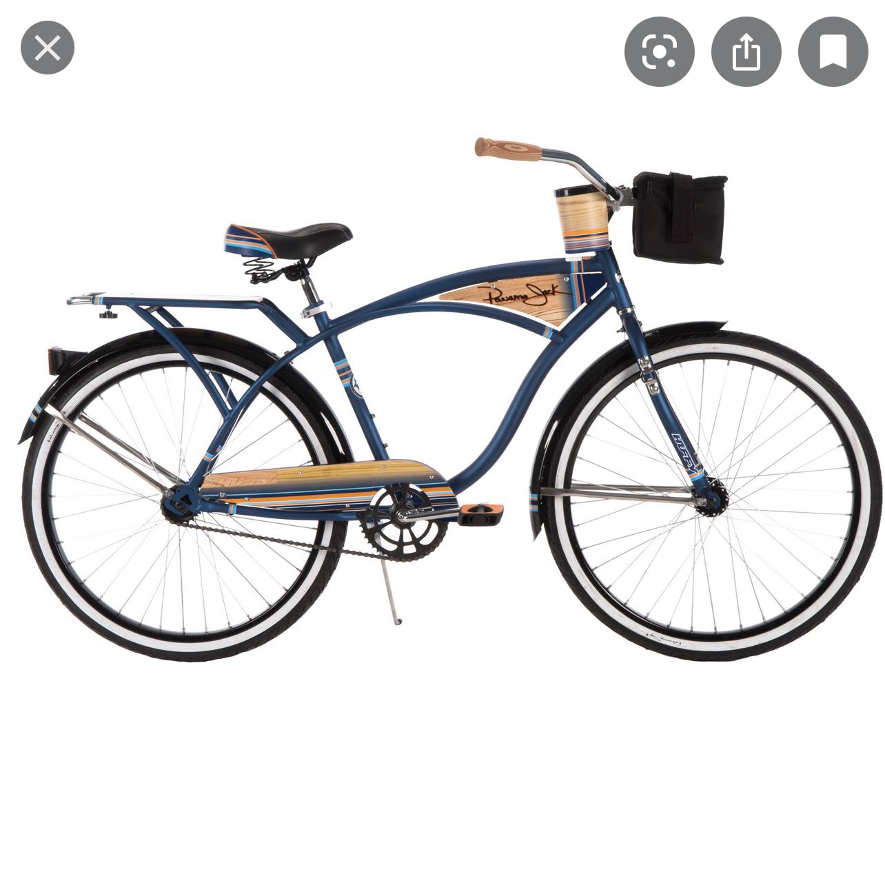 Huffy 26" Panama Jack Men's Cruiser Bike, Midnight Blue HuffyModel: 56526P7