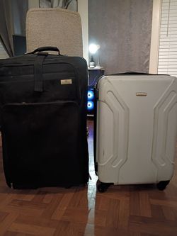 3 suitcases Samsonite, Protegé and small blue luggage
