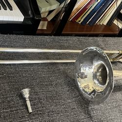 JW York & Sons Trombone circa 1(contact info removed) - Includes 2 Mouthpieces