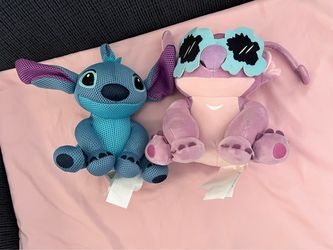 Stitch and angel stuffed toy