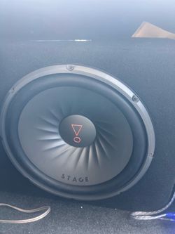 Car speakers and amp