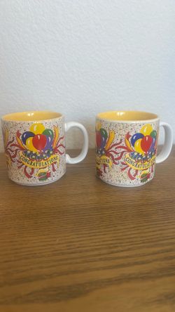 Vintage Coffee Mugs - matching pair.