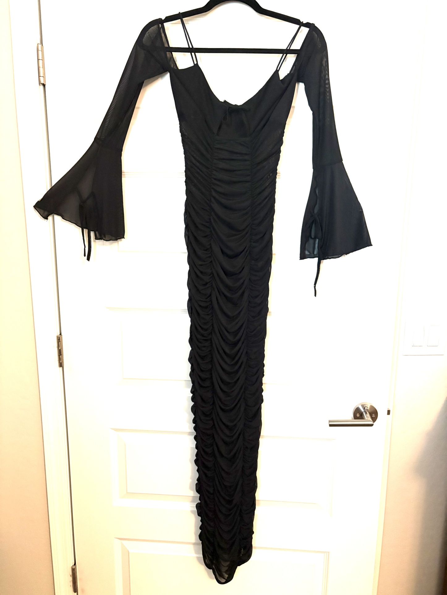 Jagger & Stone - Bellatrix Ruched Maxi Dress in Black