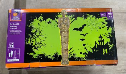 Home Accents Halloween 5ft 6in LED Mummy with 120 LED Lights