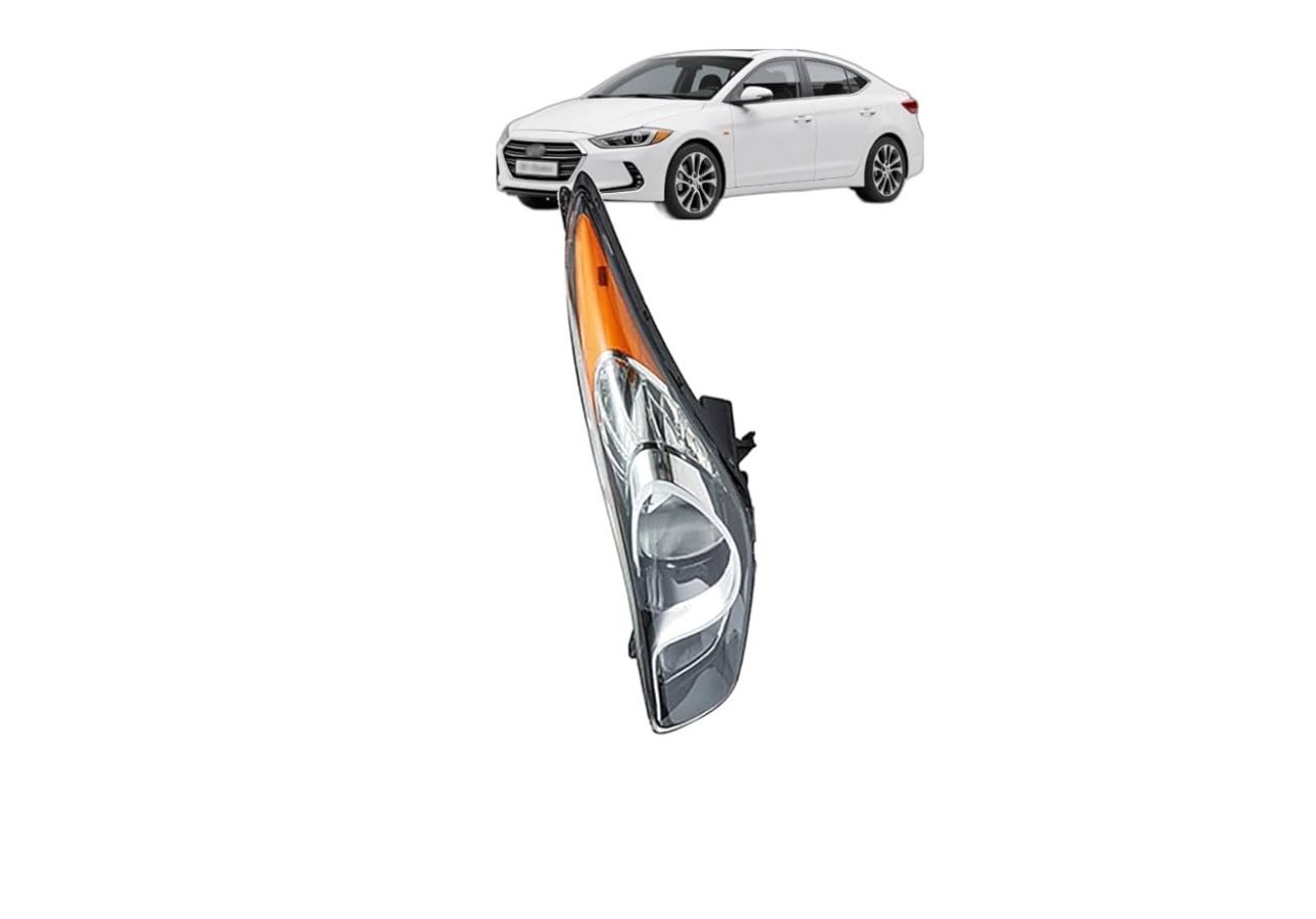 Left Headlight Assembly fits Hyundai Elantra 2011 2012 2013 Replacement