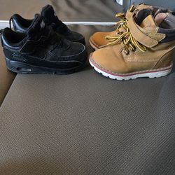 Air Max Nikes & Ecko Boots Both size 7