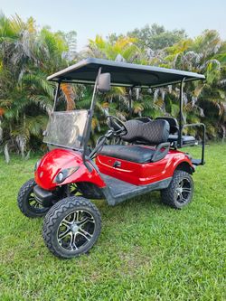 Custom Lifted Yamaha GAS Golf Cart (Street Ready Package)