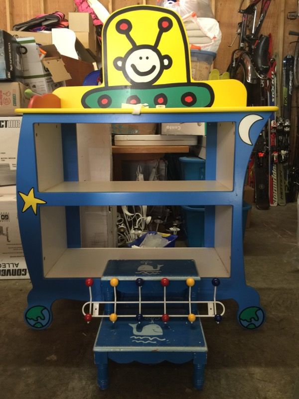 Beautiful artistically design baby changing station