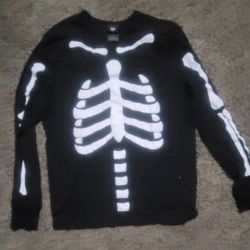Skeleton Shirt Size Medium 
