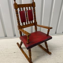 Vintage Chair and Suitcase