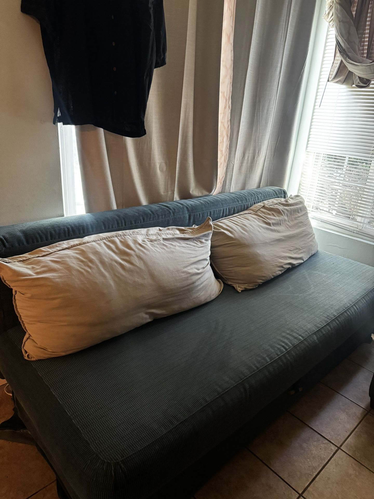 Green Sofa Bed With Storage 