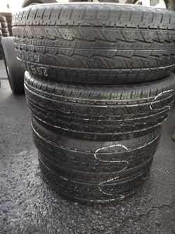 4 General tires size 255-70-17 all 4 for $160 free installation and balance