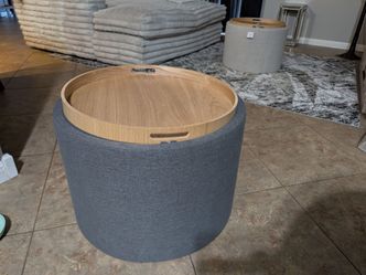 Brand New Out The Box! 💥 Reversible Top Accent Table, Ottoman w/ Storage