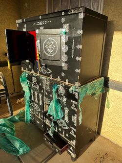 Asian 2 piece cabinet