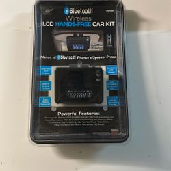 VR3 Bluetooth Wireless LCD Hands-Free Car Kit Brand New Sealed
