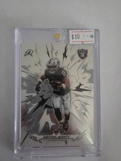 Ashton Jeanty Las Vegas Raiders NFL RC Trading Card