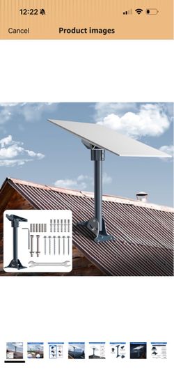 Brand new in box Starlink Gen 3& Gen 4/4X Mount Adapter, 15.7" Heavy Duty Steel Pivot Pole Pipe with Adjustable Base, Roof Mount Kit Compatible with S