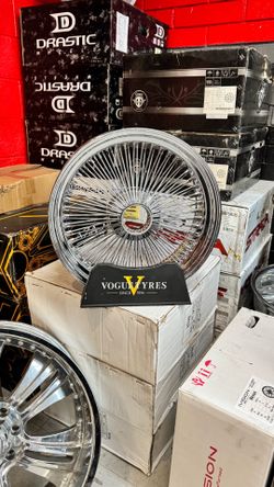 Spoke wire wheels 20x8 chrome on sale