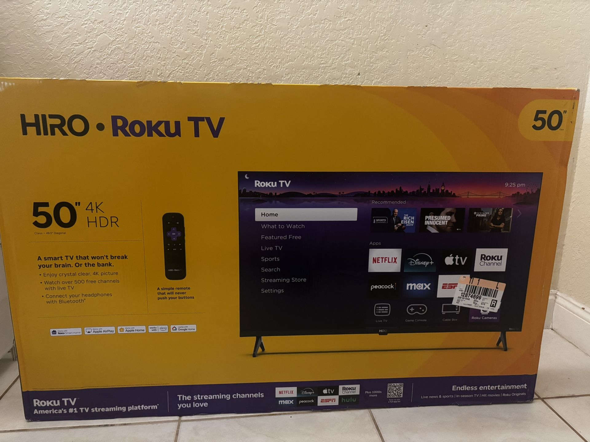Roku 50” 4K TV