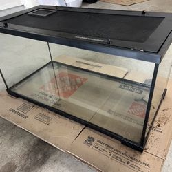 50 Gallon Glass Tank Reptile Enclosure