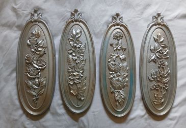 Vintage Syroco Four Seasons Wall Plaques 1974 *10.00 Firm* Home Decor
