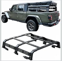Heavy Duty Overland Truck Bed Rack Compatible with Gladiator, Tacoma, Ranger, Colorado