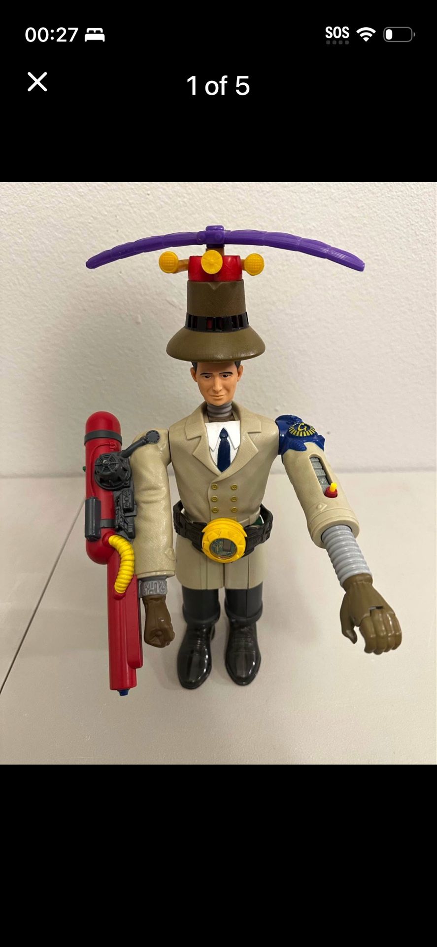 Inspector Gadget 1999 Happy Meal Toys Full Set With Watch
