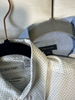 Boys Size 12 Dress Shirt Bundle Tommy + Calvin Klein