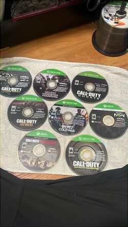 Xbox One Collection Call of Duty COD Black ops 3 ww2 vanguard coldwar black ops 4 MW2 Modern Warfare ghosts advanced infinite